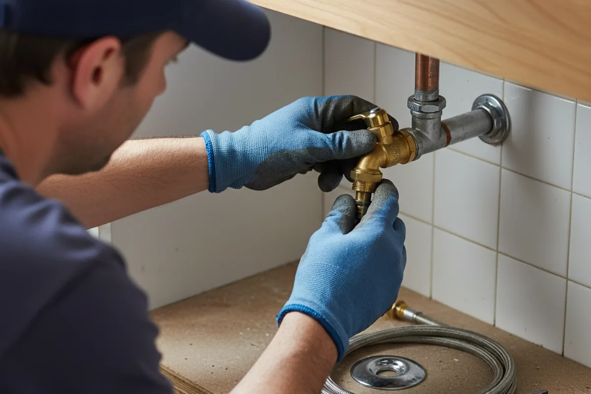 Shutoff valve and fitting work during Faucet and Fixture Repair in Saint Paul
